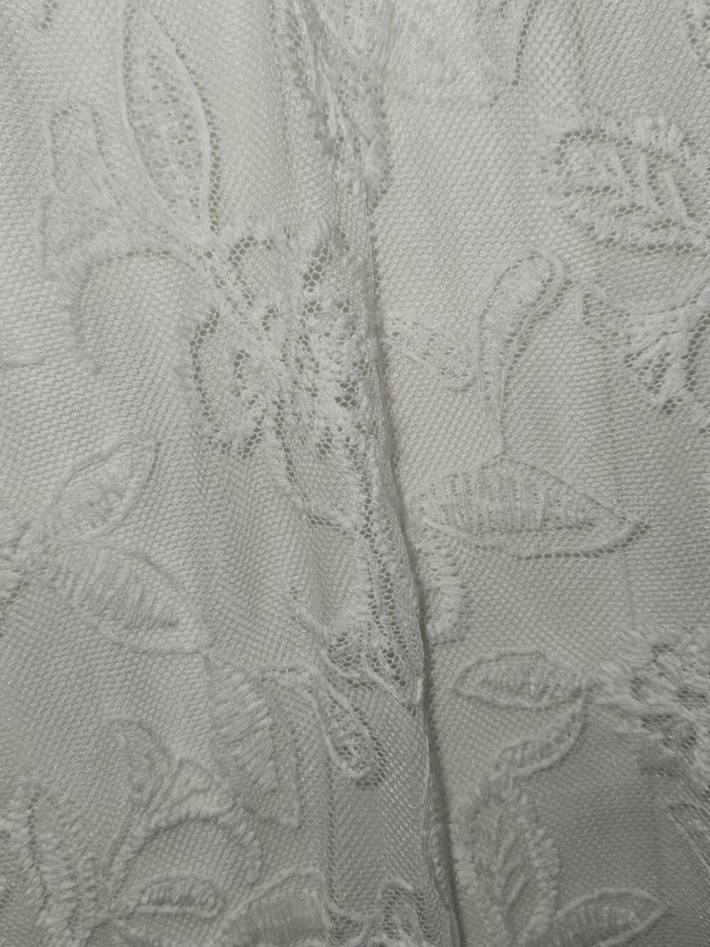White Ivory Cream Torrid Insider Collection Maxi Skirt Victorian Lace Size 4 - Picture 5 of 10